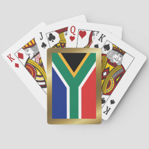 Jeu De Cartes Drapeau Afrique du Sud Jouer des cartes
