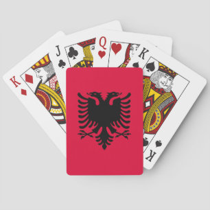 Jeu De Cartes Drapeau albanais