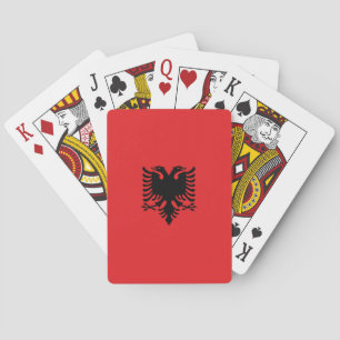 Jeu De Cartes Drapeau Albanie