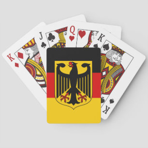 Jeu De Cartes Drapeau Allemand Avec Crest Jouer Des Cartes