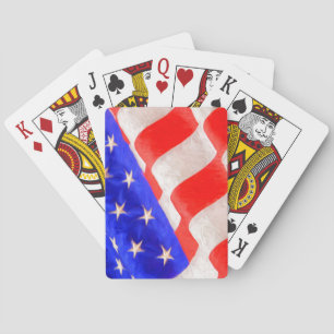 Jeu De Cartes Drapeau Américain