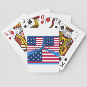 Jeu De Cartes Drapeau américain avec Hakuna Matata : Design patr