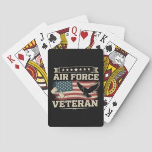 Jeu De Cartes Drapeau américain de l'armée de l'air américaine v
