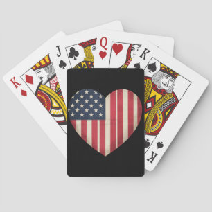 Jeu De Cartes Drapeau américain du 4 juillet Drapeau patriotique
