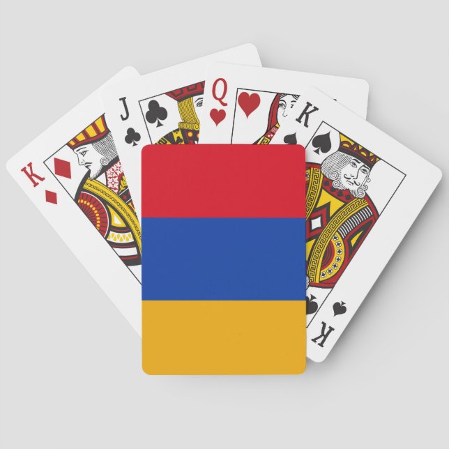 Jeu De Cartes Drapeau Arménie (dos)