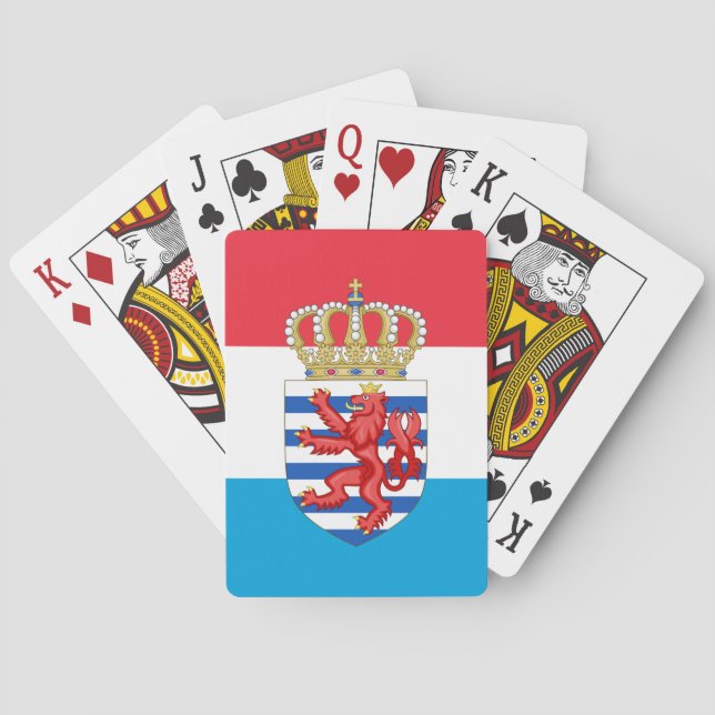 Jeu De Cartes Drapeau/armoiries du Luxembourg (dos)