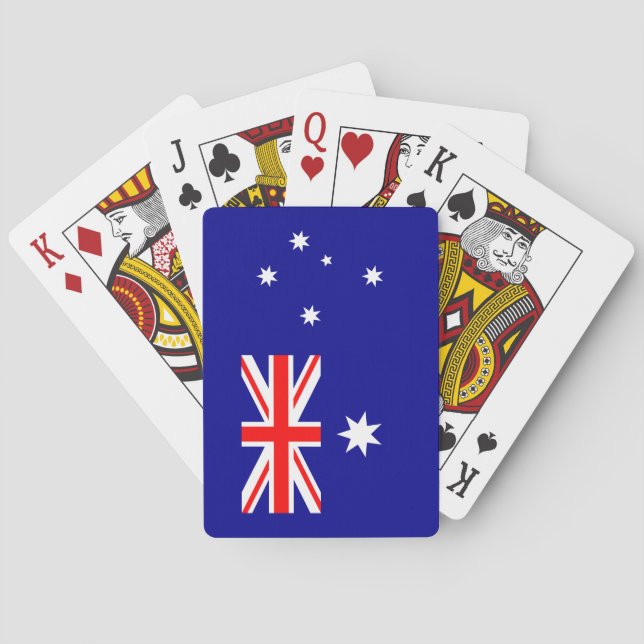 Jeu De Cartes Drapeau australien patriotique Jouer des cartes (dos)