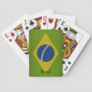 Jeu De Cartes Drapeau Brasil