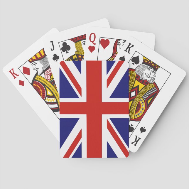 Jeu De Cartes Drapeau britannique (dos)