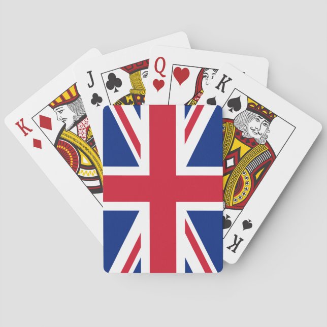Jeu De Cartes Drapeau britannique (dos)