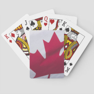 Jeu De Cartes Drapeau canadien.
