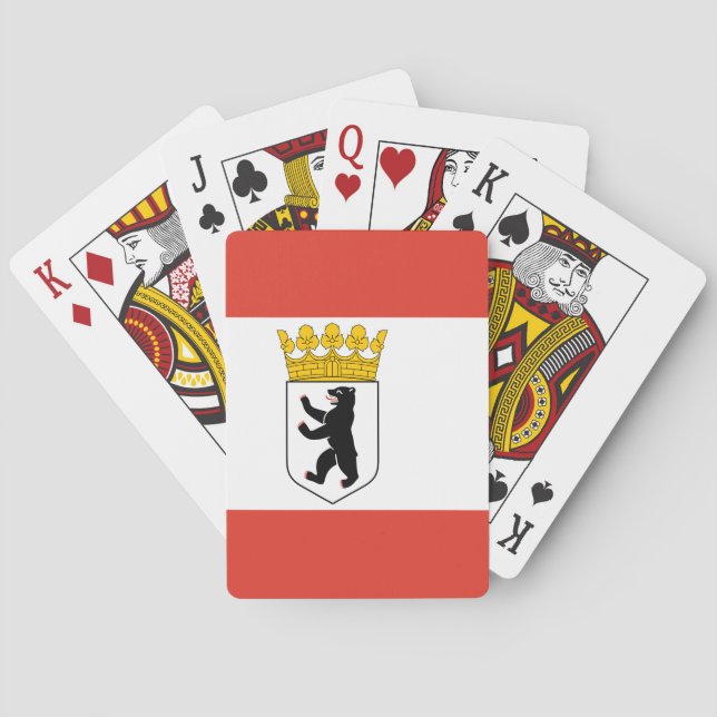 Jeu De Cartes Drapeau de Berlin Jouer des cartes (dos)