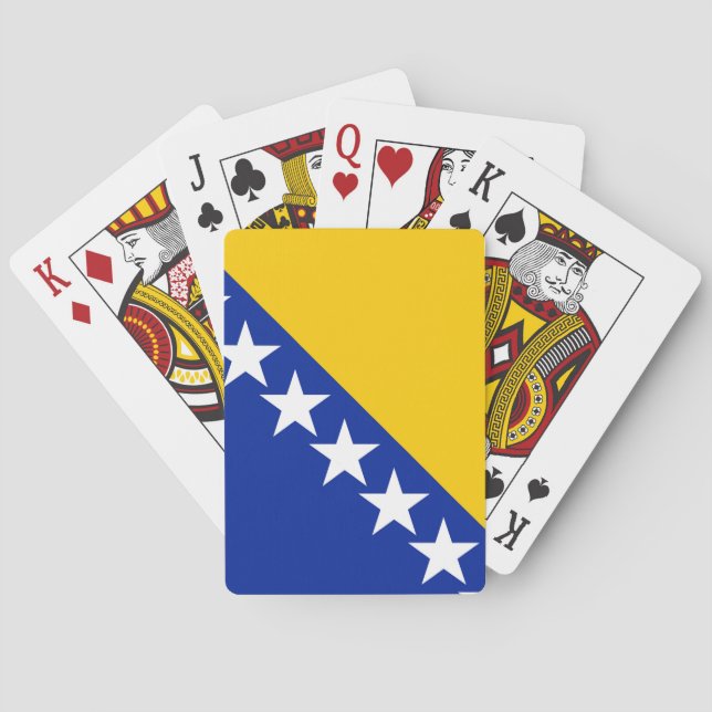 Jeu De Cartes Drapeau de Bosnie-Herzégovine (dos)