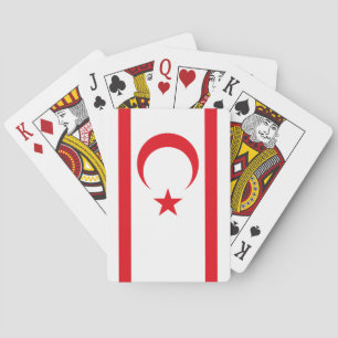 Jeu De Cartes Drapeau de Chypre du Nord
