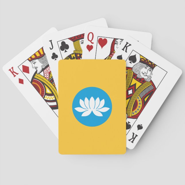 Jeu De Cartes Drapeau de Kalmoukie (dos)