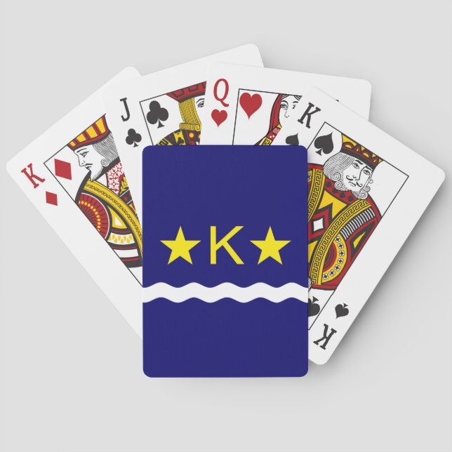 Jeu De Cartes Drapeau de Kinshasa, Congo Jouer des cartes (dos)