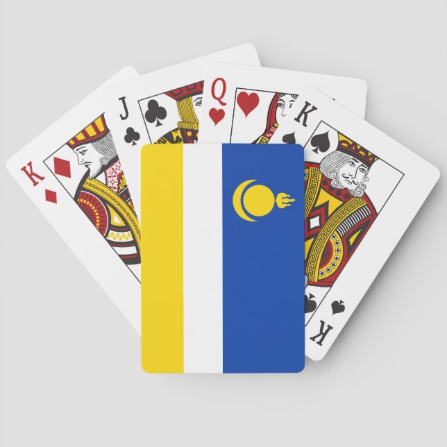 Jeu De Cartes Drapeau de la Buryatia patriotique (dos)