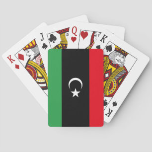 Jeu De Cartes Drapeau de la Libye