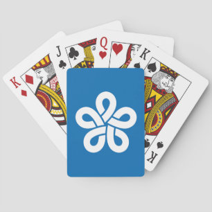Jeu De Cartes Drapeau de la préfecture de Fukuoka, Japon