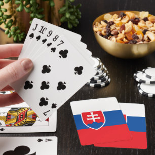 Jeu De Cartes Drapeau de la Slovaquie