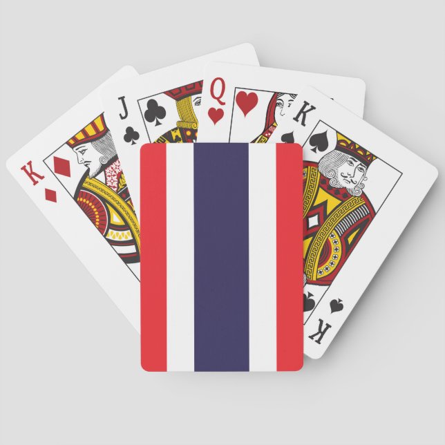 Jeu De Cartes Drapeau de la Thaïlande (dos)