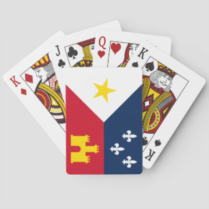 Jeu De Cartes Drapeau de l'Acadiana, Louisiane
