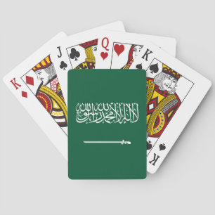 Jeu De Cartes Drapeau de l'Arabie saoudite