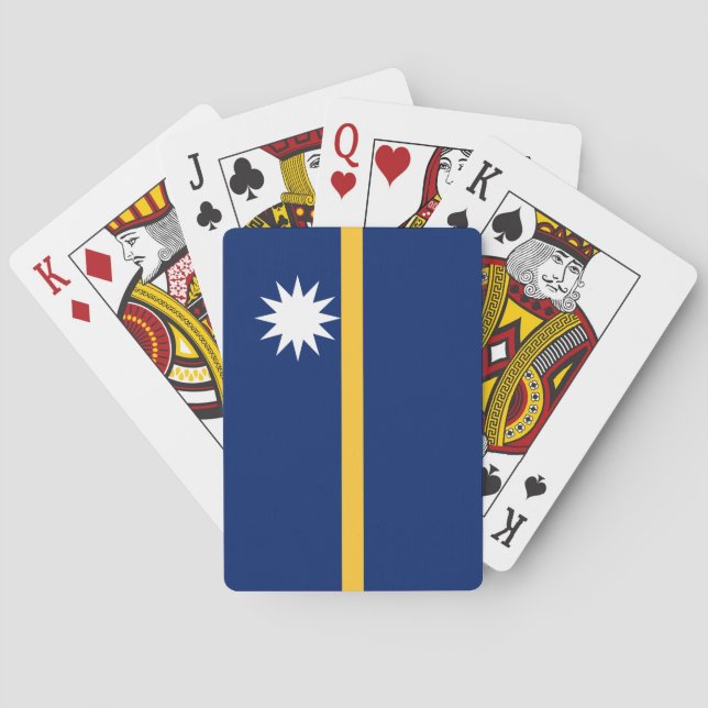 Jeu De Cartes Drapeau de Nauru (dos)