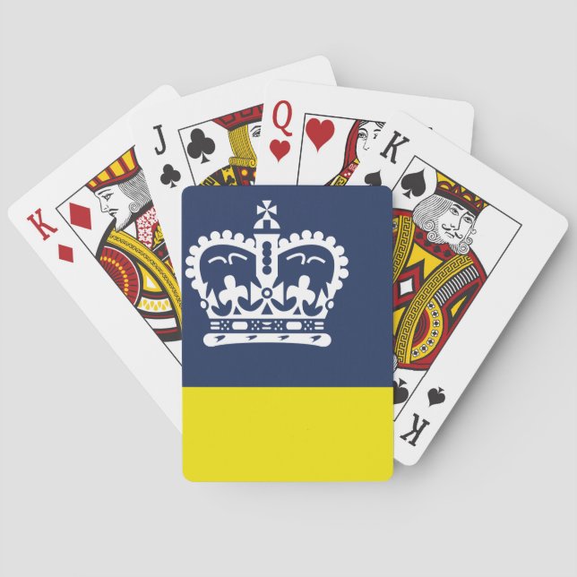 Jeu De Cartes Drapeau de Regina (Saskatchewan) (dos)