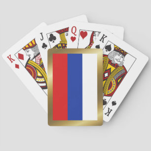Jeu De Cartes Drapeau de Russie Jouer des cartes