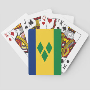 Jeu De Cartes Drapeau de Saint-Vincent-et-les Grenadines Vincy