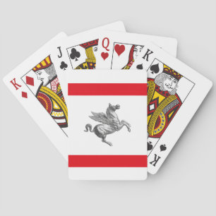 Jeu De Cartes Drapeau de Toscane, ITALIE