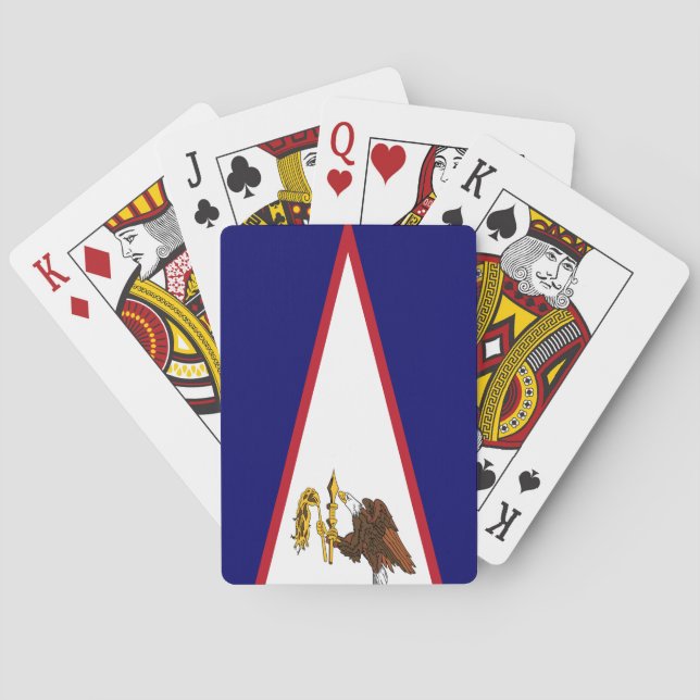 Jeu De Cartes Drapeau des Samoa américaines (dos)