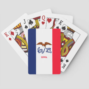Jeu De Cartes Drapeau d'État Iowa
