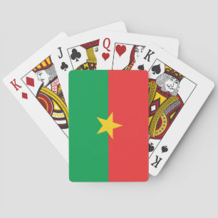Jeu De Cartes Drapeau du Burkina Faso