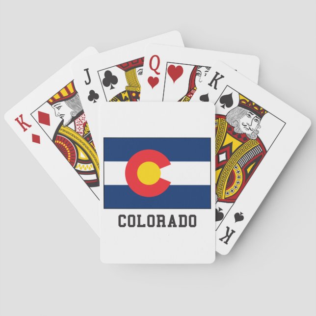 Jeu De Cartes Drapeau du Colorado (dos)