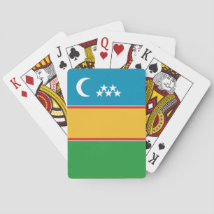 Jeu De Cartes Drapeau du Karakalpakstan