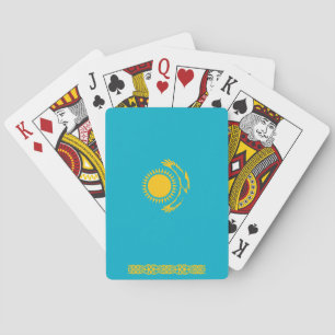 Jeu De Cartes Drapeau du Kazakhstan