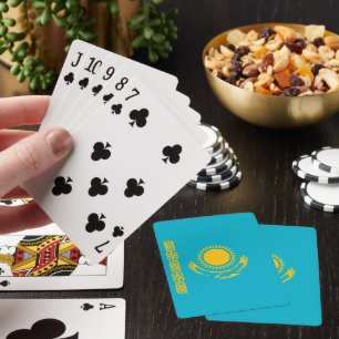 Jeu De Cartes Drapeau du Kazakhstan