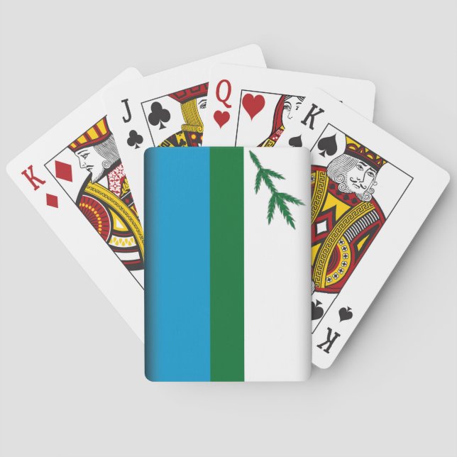 Jeu De Cartes Drapeau du Labrador (dos)