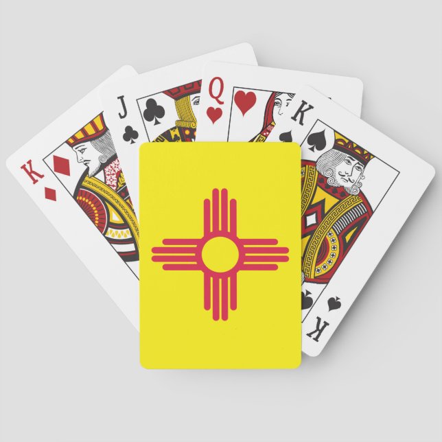 Jeu De Cartes Drapeau du Nouveau Mexique (dos)