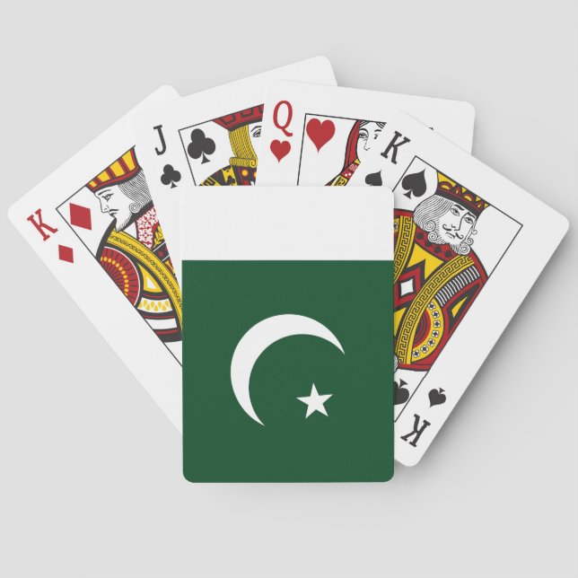 Jeu De Cartes Drapeau du Pakistan (dos)