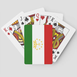 Jeu De Cartes Drapeau du Tadjikistan