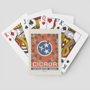 Jeu De Cartes Drapeau du Tennessee Invasion du Canada