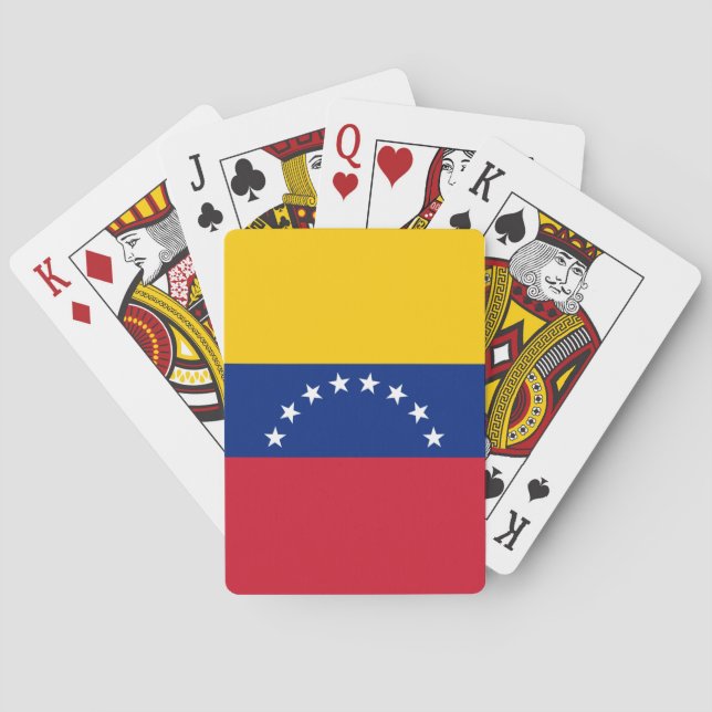 Jeu De Cartes Drapeau du Venezuela (dos)