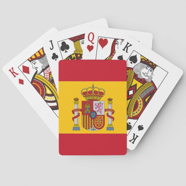 Jeu De Cartes Drapeau espagnol (dos)