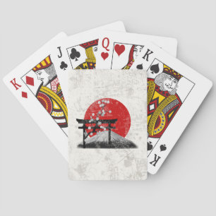 Jeu De Cartes Drapeau et symboles du Japon ID153