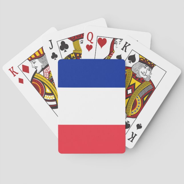 Jeu De Cartes Drapeau (français) de la France (dos)