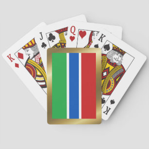 Jeu De Cartes Drapeau Gambie Jouer des cartes