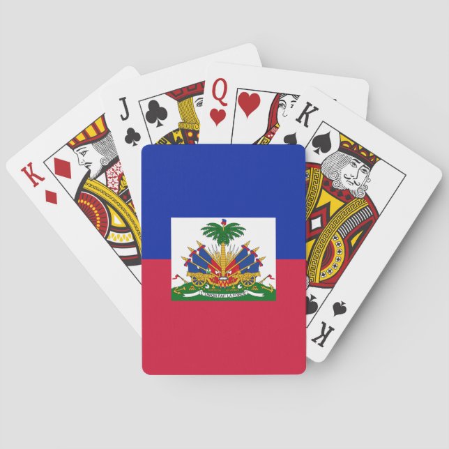 Jeu De Cartes Drapeau Haïti (dos)